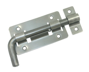 Задвижка дверная ЗД-03 серебро 57203