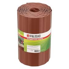 Бордюрная лента, 20х900 см, полипропиленовая, коричневая, Россия// Palisad 64485 023468