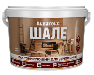 Лак тонирующий АКВАТЕКС Шале сосна 2,5л 02876