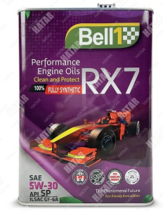 Масло моторное BELL1 RX7 синт. 5W30 4л. SP/GF-6A BL111004