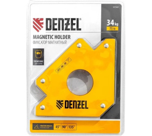 Фиксатор магнитный для сварочных работ усилие 75 LB// Denzel 1055476