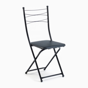 Стул складной "Венеция", Черный/Черный 9823723 939006