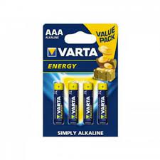 Батарейка Varta ENERGY 4103.213.414  LR03 BP4    180205