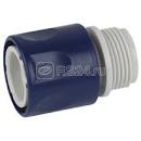 Соединитель (коннектор) ДЛЯ ШЛАНГА С ВНЕШНЕЙ РЕЗЬБОЙ 19ММ(3/4).ПЛАСТИК 672347