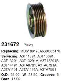 (061) Шкив генератора A630C83470  