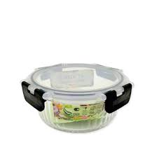 Емкость 0,62 л,с герметичной крышкой, круглый, жаропрочное стекло WAVE 041141