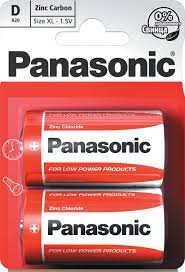 Батарейка Panasonic Zinc Carbon D R20RZ/2BP 1шт