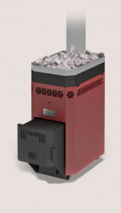 Дровяная печь-каменка "Русь 9л" 00886