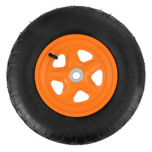 Колесо пневматическое 4,80/4,00-8  D 380 мм, подшипник D 20мм, длина оси 90 мм (689485) 988448