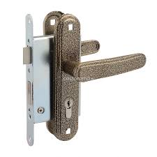 Замок врезной с ручками Зенит зв4-3.03 бронза 00541