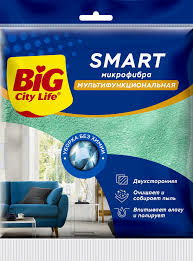 Салфетка микрофибра SMART персиковая 1шт 046597