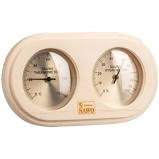 Термометр "Банная станция" с гигрометром 16*14*3см для бани и сауны 20136