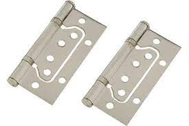 Петля-бабочка TUNDRA, 100х75х2.5 мм, универсальная,  матовый никель, 2 шт. 3001795 26641