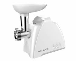 Электромясорубка WILLMARK WMG-2083W (2200Вт, 2 решётки.,реверс,гар.2 года,белый) 33656