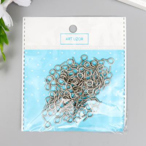 Винт-глазок для крепления картин,фоторам 1,4х0,7см серебро 2583746 25910