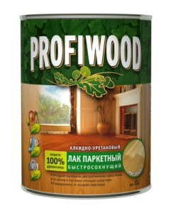 Лак паркетный "PROFIWOOD" глянцевый 0,7кг 55138