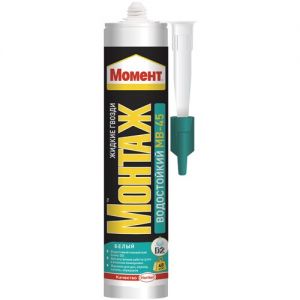 Клей Момент Монтаж Водостойкий МВ-40 "Момент" 300мл 40578