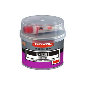 Шпатлевка NOVOL  мягкая UNISOFT   0,25кг +отв.8g (1шт.х8g)    17592