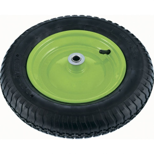 Колесо пневматическое для тачки 3.00-8 длина оси 90мм, гайка Ф 20 05232