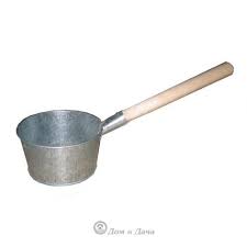 Ковш банный оцинк/дер.руч 1,5л 19062