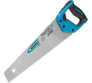 Ножовка по дереву "PIRANHA", 400 мм, 7-8 TPI, зуб - 3D, каленый зуб, 2-х комп. рук-ка// Gross 24109