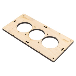 Шаблон 3 отв. Ø 68мм для подрозетников EKF Expert 943041