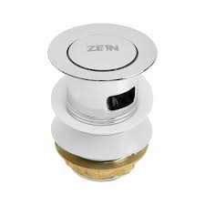 Донный клапан ZEIN BP1, 1 1/4", маленькая кнопка, 9559100 СТ943836