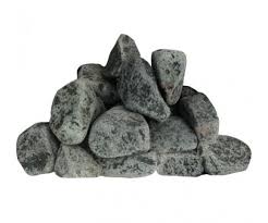 Камни для бань и саун "Габбро-диабаз" обвалованные 20кг 10318