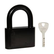Замок навесной PL-WEATHER-1560 Black 4 fin key PL-15-60 42281 FUARO 65796