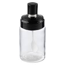 Банка для специй и сыпучих продуктов MALLONY Vassetto с ложкой объем 240мл 040427