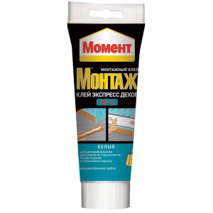 Клей момент монтаж Экспресс декор МВ-45 белый (250гр.) ОБ35024