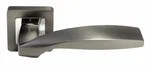 Ручка дверная на квадр.накладке "Morelli" MH-45 GR/CP-S55 (графит/хром) 966019