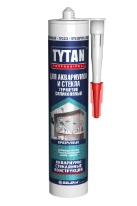 Герметик силиконовый для аквариума и стекла Титан 280мл 45949