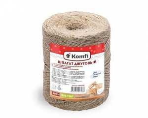 Шпагат джутовый цилиндр 2мм*200м текс 84602