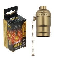 Патрон декоративный DLC-V-H01Z/E27  Выключатель шнуровой (цепочка) 990922