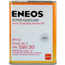 Моторное масло Eneos Super Gasoline SL 5W30 полусинтетика 4л 021445