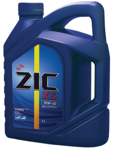 ZIC X5  10w40  SM 4л (бензин, п/синт.) 162622