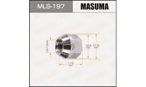 Гайка 12*1,5 MASUMA MLS-197 (13512)