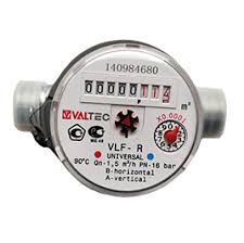 Счетчик водомерный 3/4 универсальный (горячая/холодная вода) VALTEC 99519