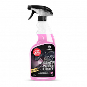 Полироль-очиститель пластика матовый POLIROLE MATE Bubble 600мл 110428