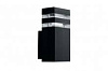 Светильник уличный настенный E27 DH0806 черный прозрачный ОБ45342 в интернет-магазине ТК &quot;Новый уровень&quot;
