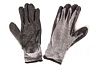 Перчатки хб черный облив серые M-L КР73433 в интернет-магазине ТК &quot;Новый уровень&quot;