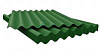 Шифер 7 волн B0,98м/L1,73м/s5,8мм Зеленый-темно\зеленый РАСПРОДАЖА  782798 - купить во Владивостоке, фото товара