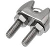 Зажим ART 9074 А4 для троса с 2-мя гайками 10,0 мм НЕРЖАВЕЙКА 47070 - купить во Владивостоке, фото товара