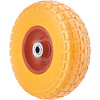 Колесо PU1002 размер 10* 3,50-4 20/70мм, подш 6204 STANDARD диск сварной красный камера желтая 70455 - купить во Владивостоке, фото товара