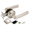 Ручка защелка DK626 SN-BK (6026 SN-B) (фик.) мат. никель (36843) (PUNTO) 016965 - купить во Владивостоке, фото товара