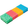 Губки для посуды Coral, 95x64x36 мм, 4 шт., Home Palisad 923585 30213 - купить во Владивостоке, фото товара