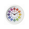 Часы настенные детские "Время учиться", d=29см, корпус белый, развивающие 6026-032 ОБ41479 - купить во Владивостоке, фото товара