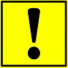 Наклейка Знак информац. "!" 15х15 см. 53530 - купить во Владивостоке, фото товара