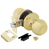 Ручка защелка DK672 PB-PS (6072 PB-P) (без фик.) золото (25225) (PUNTO) 017023 - купить во Владивостоке, фото товара